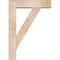 Ekena Millwork Traditional Block Smooth Bracket w/ Offset Brace, Douglas Fir, 5 1/2"W x 20"D x 28"H BKT0604X20X28TRA05SDF - alternate 2